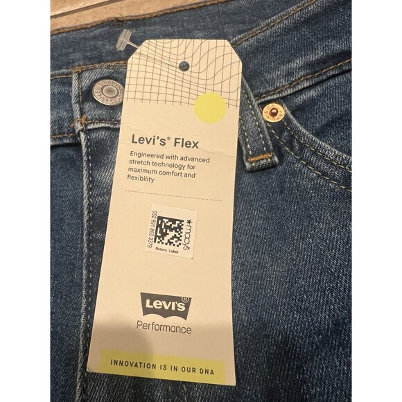 Levis Jeans Mens 33x32 511 Slim Fit Flex Performance Blue Wash Stretch Pants NWT - Picture 5 of 10